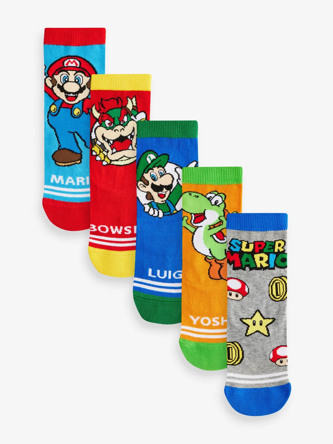 Носки Super Mario, 5 пар Next, Super Mario