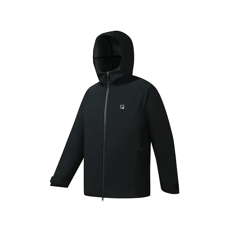 Детская ветровка Softshell Jackets Unisex Jet Black Moderate FILA, Jet Black