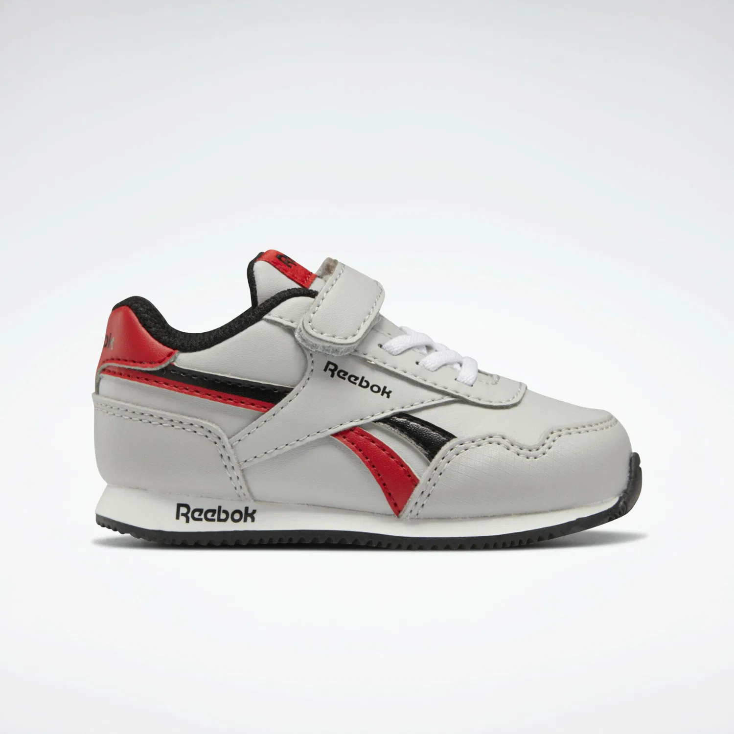 Детские кроссовки с боковыми полосами Royal Classic Jogger 3 Reebok, Grau Schwarz Rot