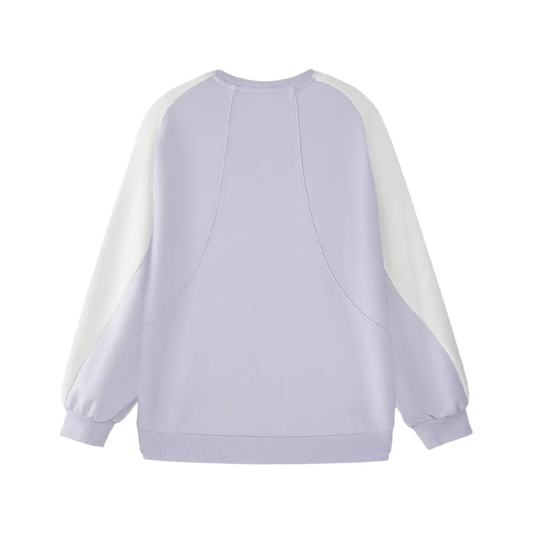 Детский свитшот с круглым вырезом FILA KIDS, Light Purple-PU — фото 3