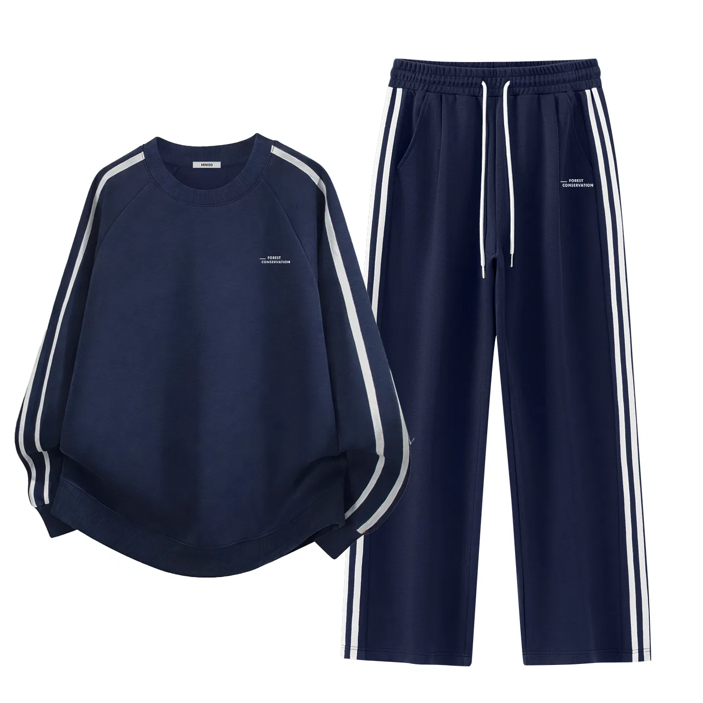 Детский комплект свитшотов 2 шт Miniso, Navy Blue