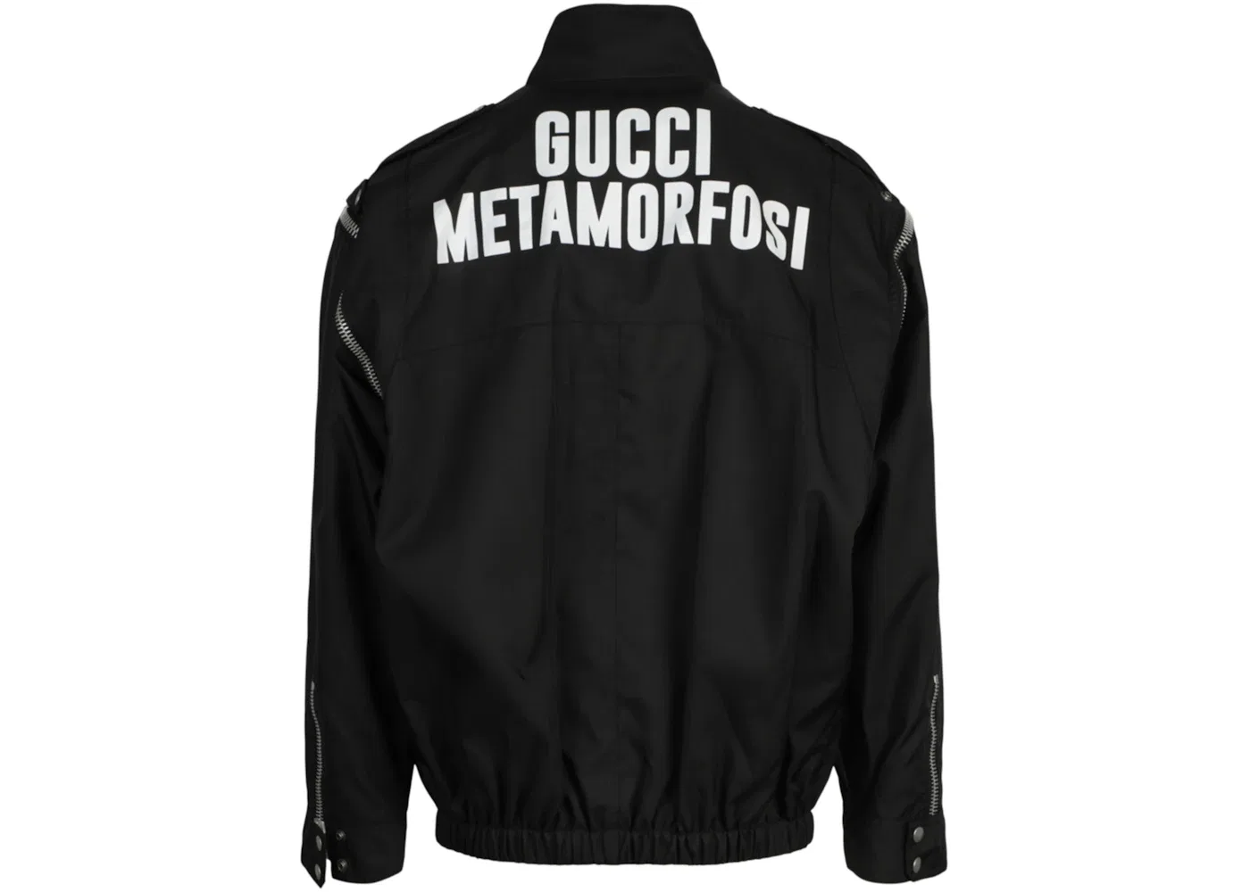 Мужская куртка с принтом Convertible Graphic Print Gucci, Black — фото 2