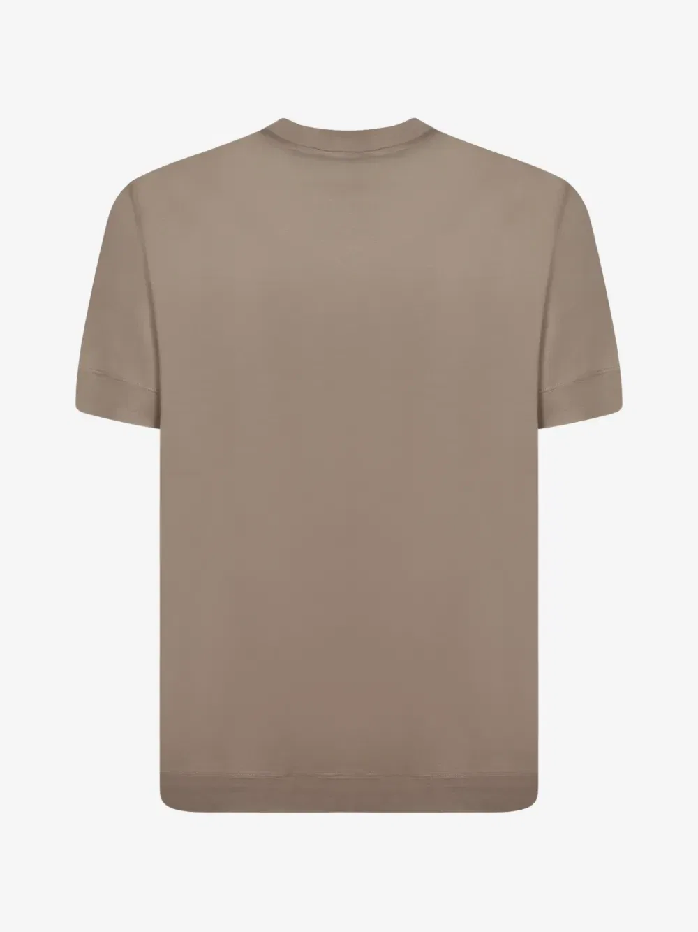 Футболка из джерси Travel Essential из смеси лиоцелла EMPORIO ARMANI, бежевый — фото 2