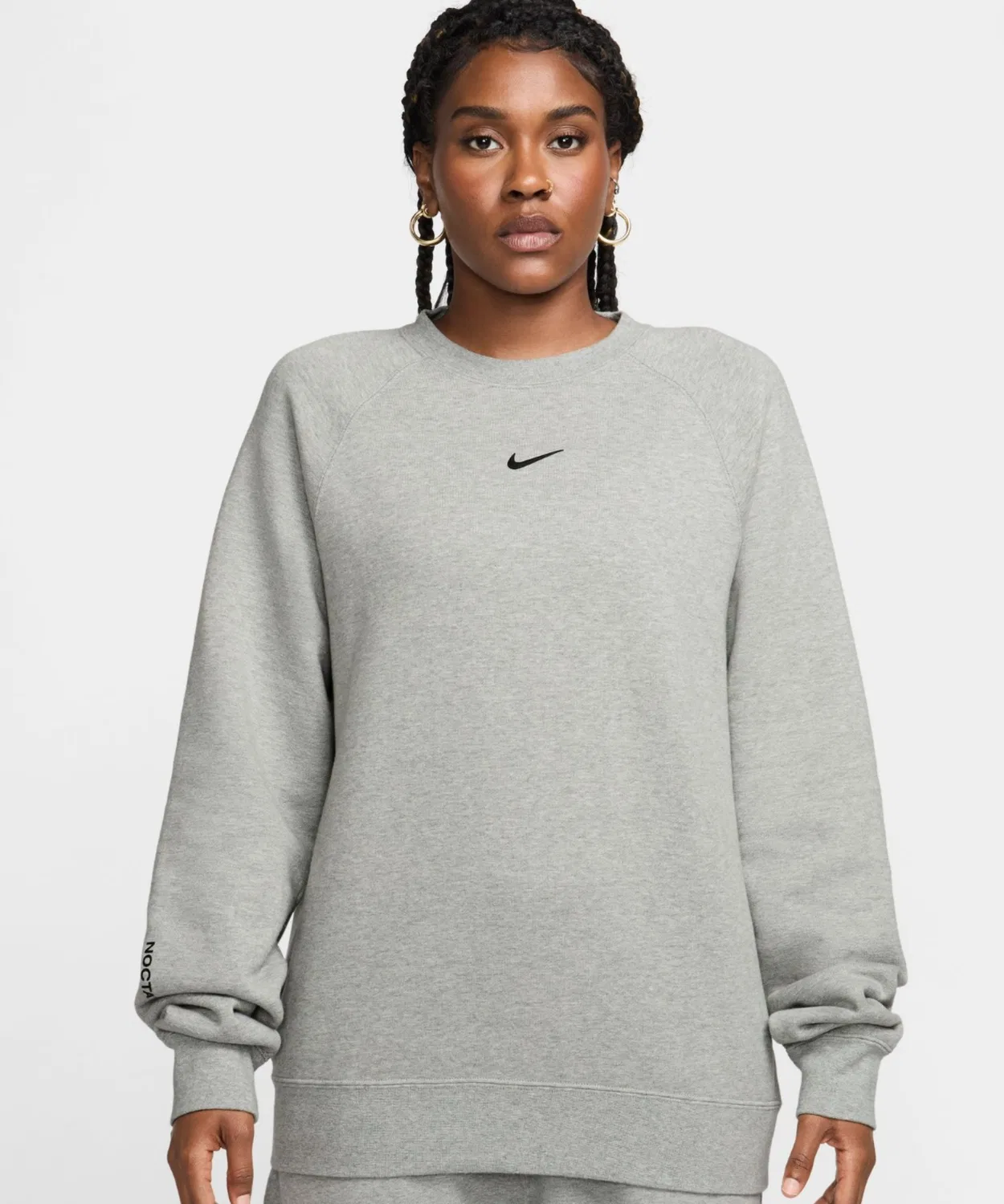 Женское худи с принтом NOCTA NIKE, Серый