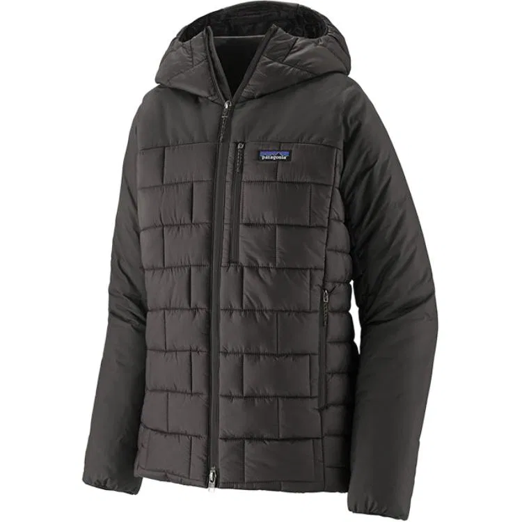 Женское стеганое пальто с капюшоном Patagonia, Black/BLK