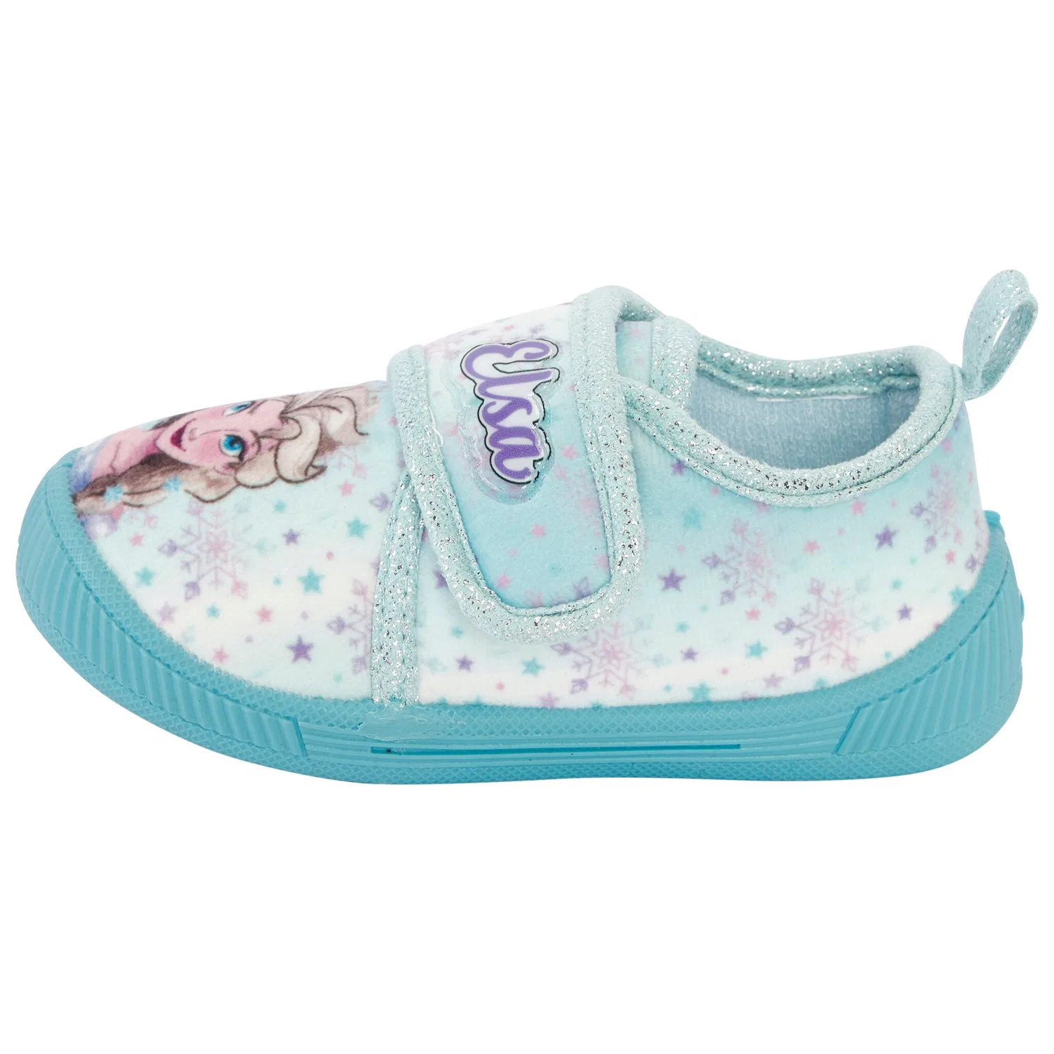 Детские домашние тапочки с принтом Frozen Disney, Light Blue — фото 2