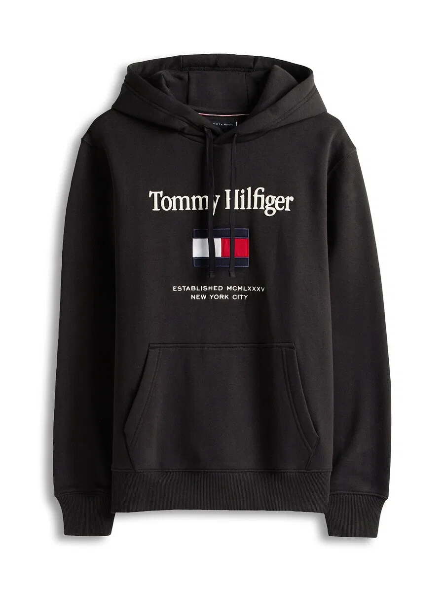 Толстовка TOMMY HILFIGER черного цвета