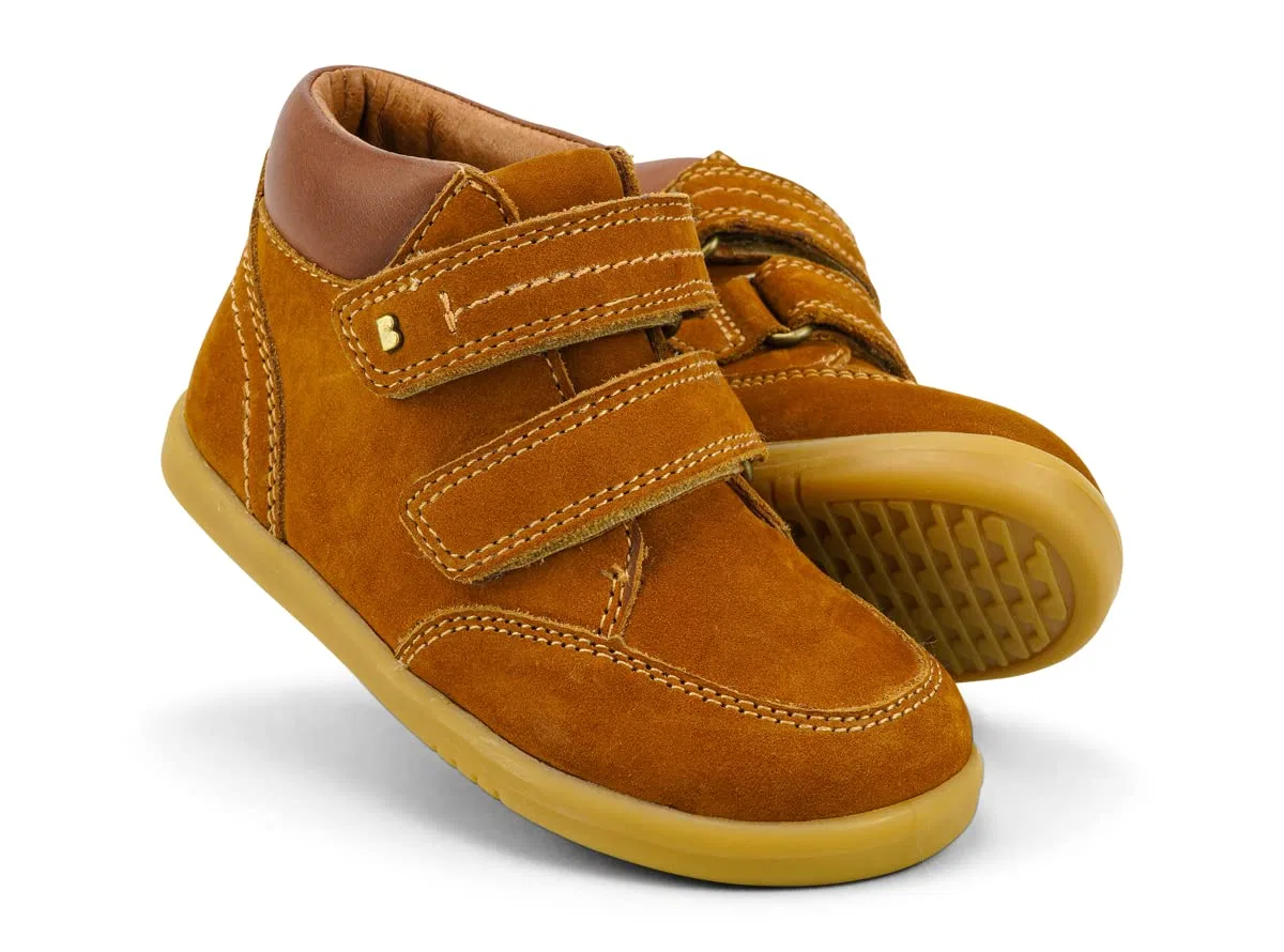 Детский ботинок для мальчиков кожаный Bobux I-Walk Timber, Mustard Yellow — фото 2