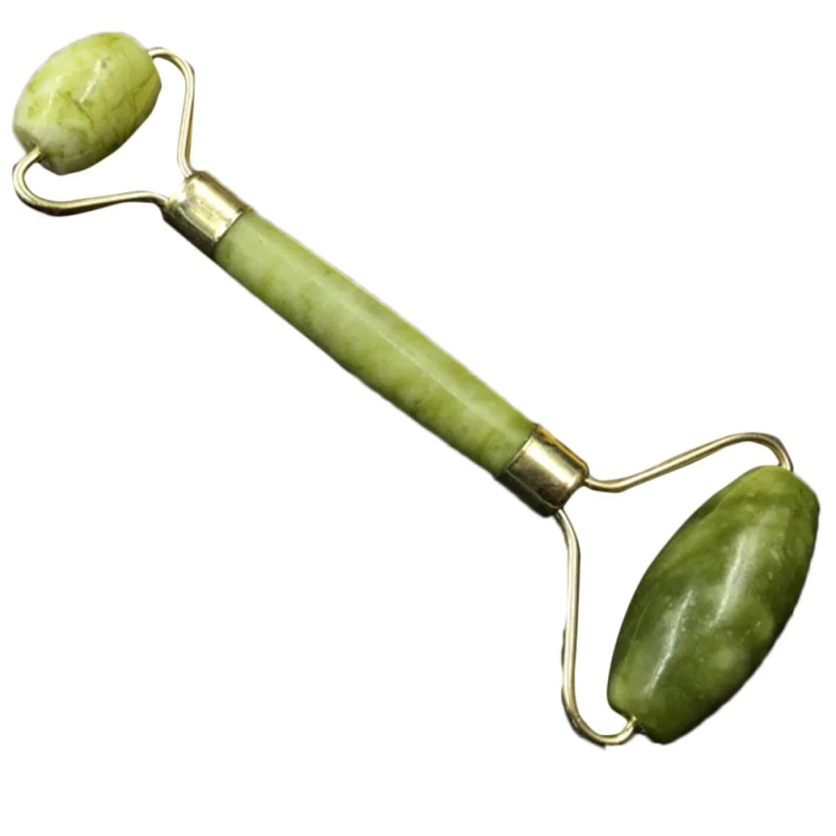 Массажер для лица Jade, MALUGOGO, 14 см, Оливковый