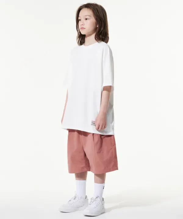 Шорты бермуды гигантского кроя, не указана, Takeasy Kids, старый розовый — фото 3