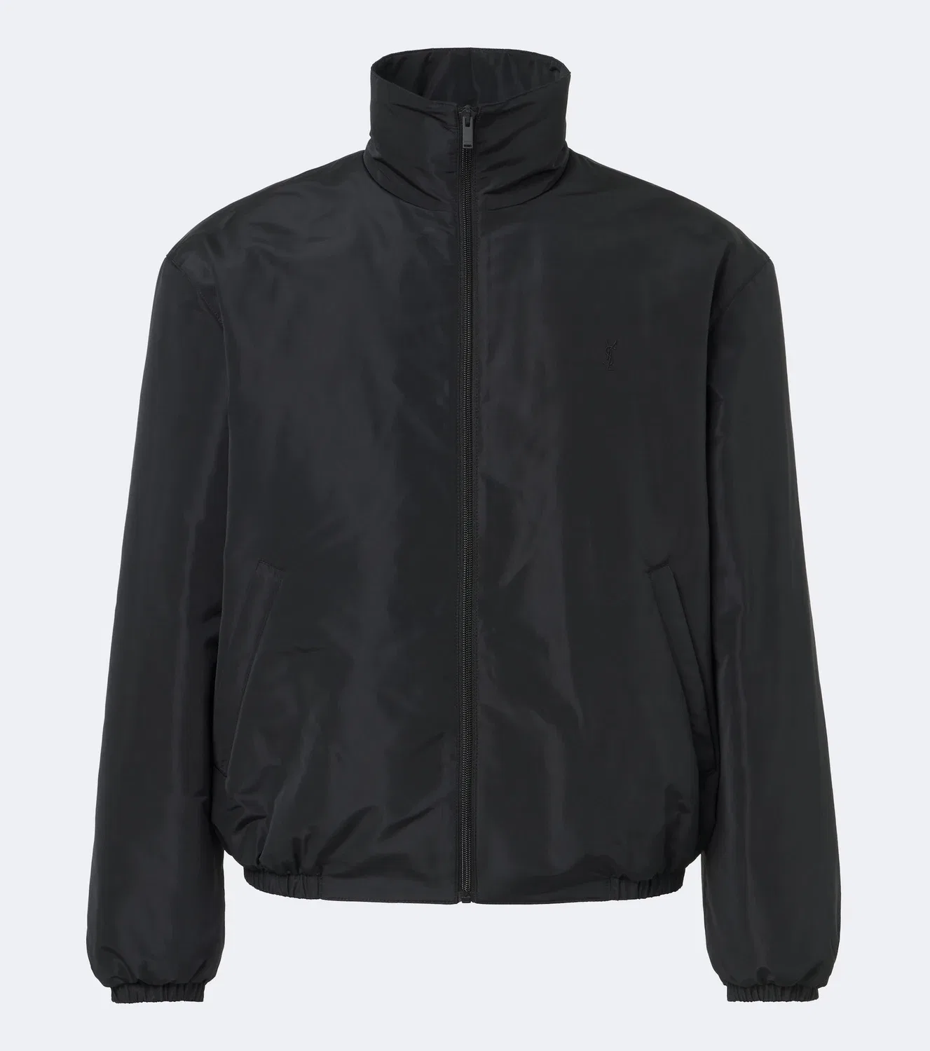 Жакет из тафты Saint Laurent, черный