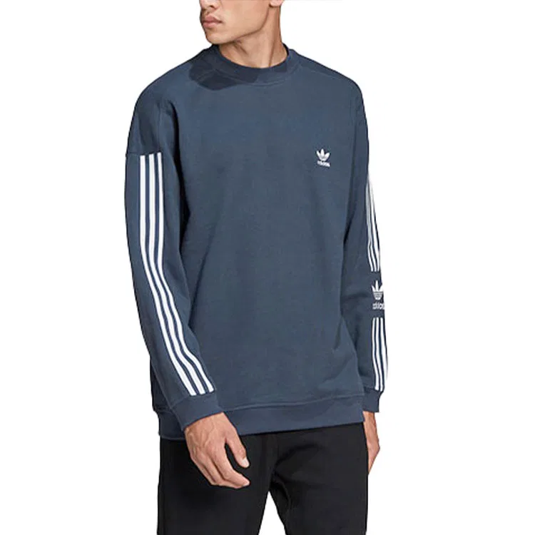 Мужской свитшот Adidas Originals, Dark Gray & Navy Blue — фото 4