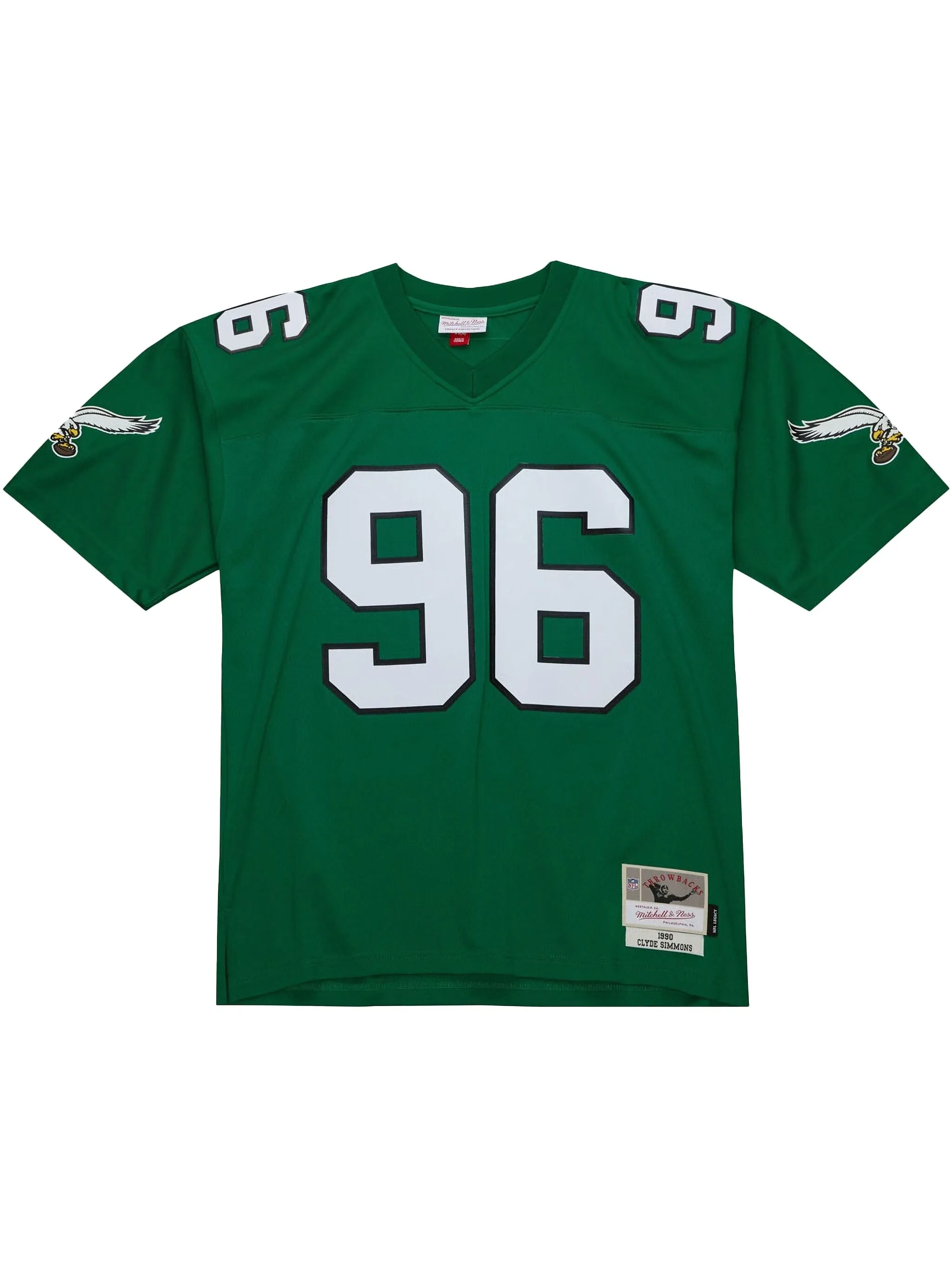 

Топ NFL Dark Eagles 1990 Clyde Simmons Mitchell & Ness, зеленый