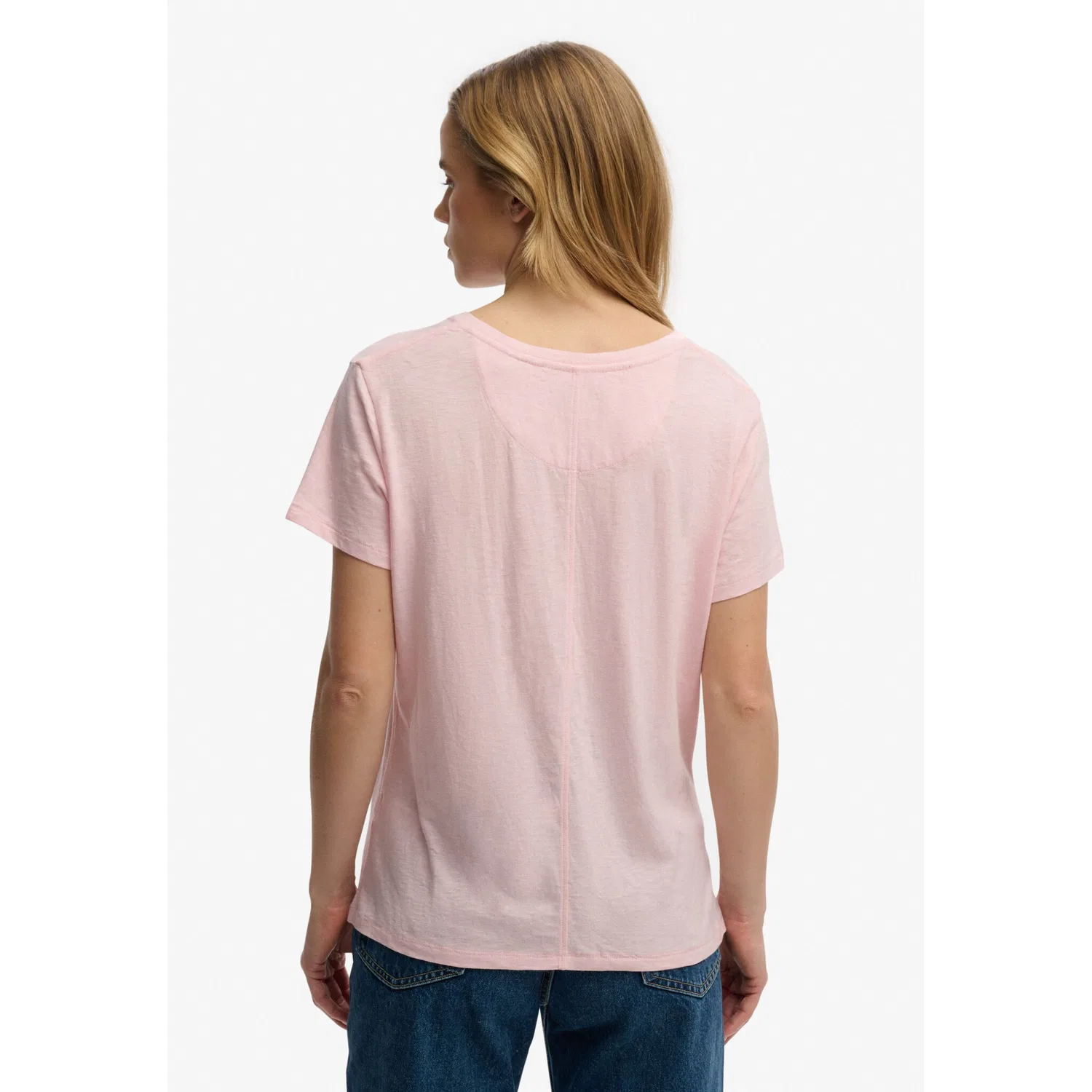 Женская футболка свободного кроя Superdry, Pale Pink — фото 3