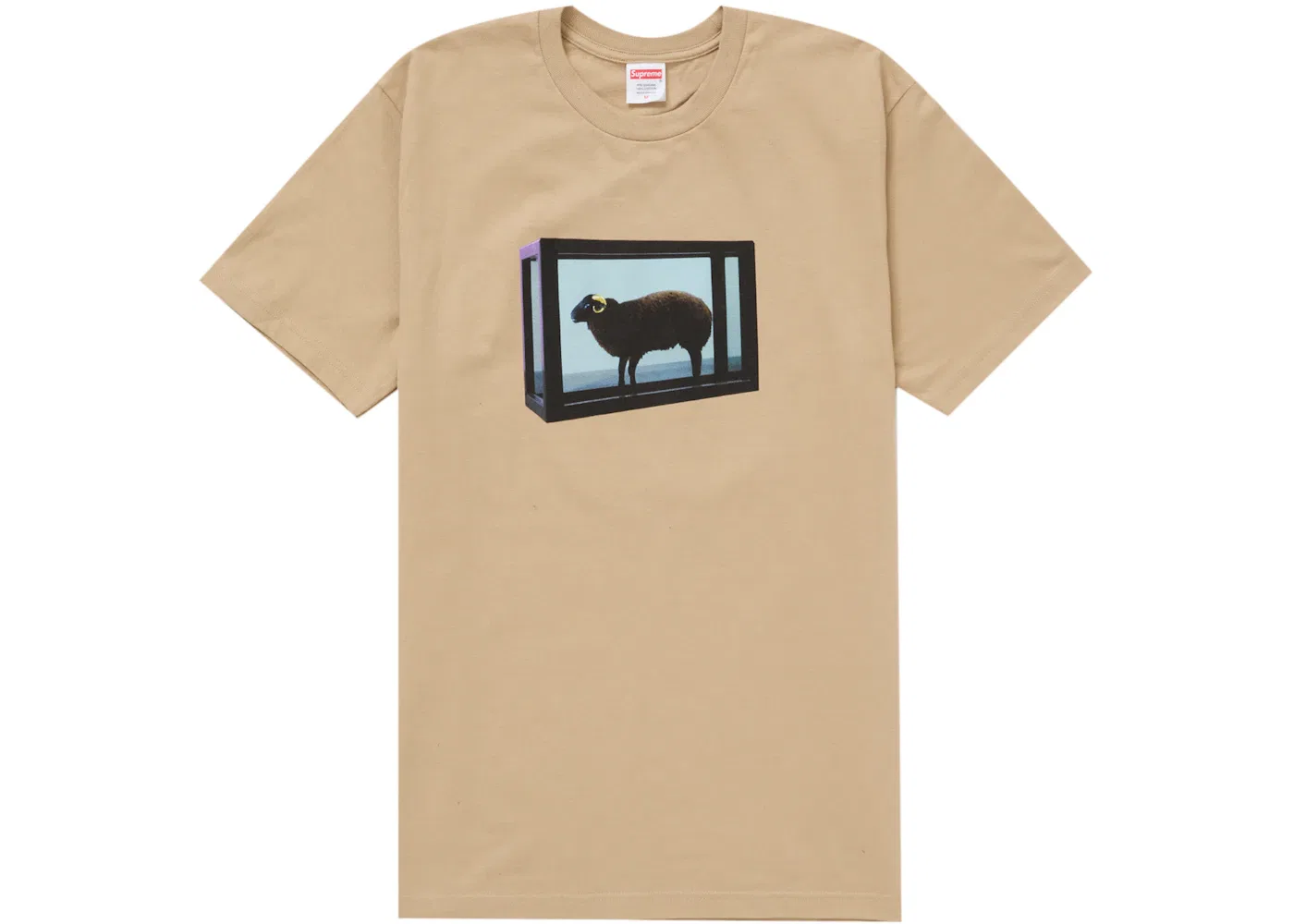 Мужская футболка с принтом Damien Hirst Supreme, Khaki