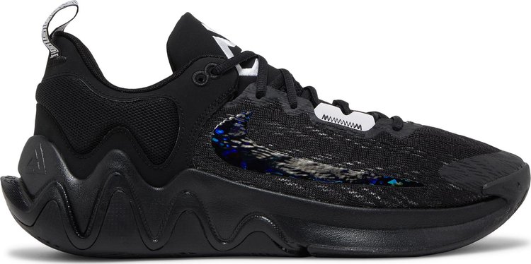 Кроссовки Nike Giannis Immortality 2 'Black Holographic Swoosh', черный - фото