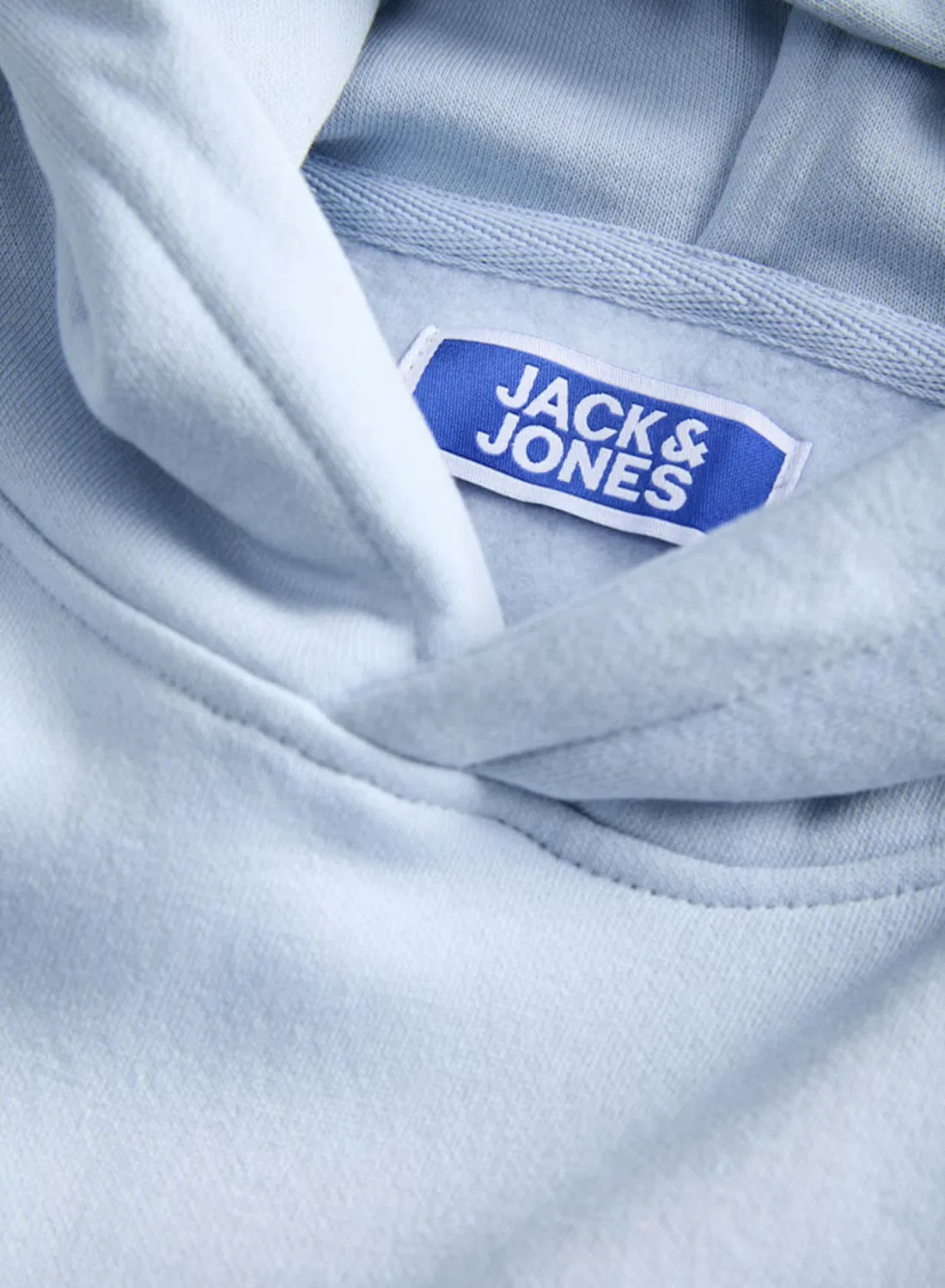 Худи с капюшоном детское Jack & Jones Junior, голубой — фото 3