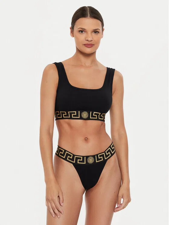 Трусы-танга Versace, черный — фото 2