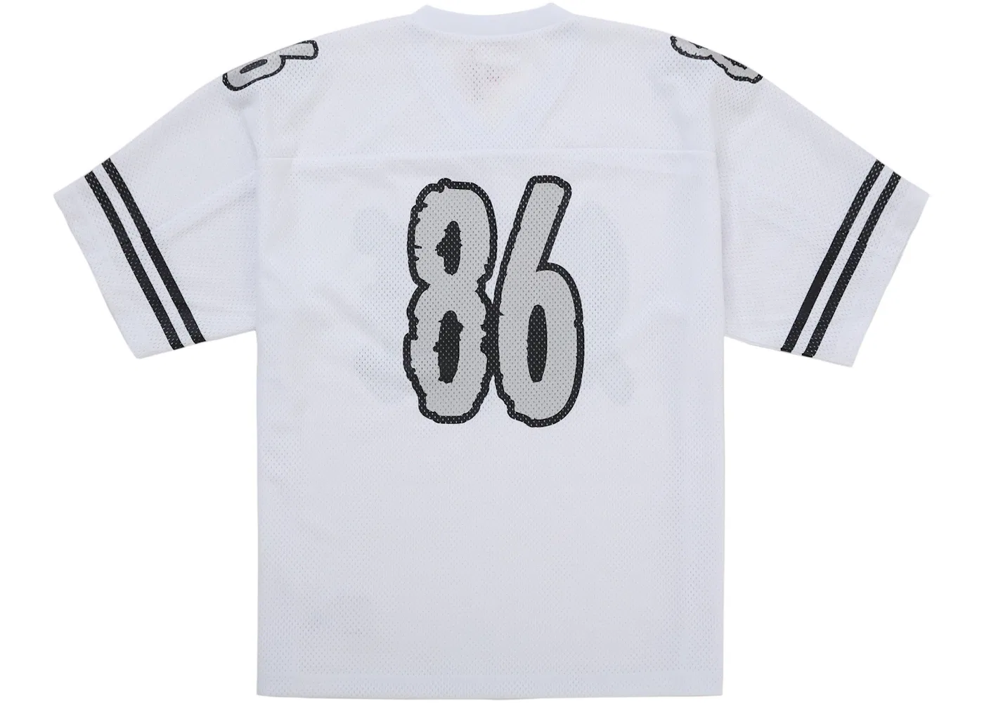 Мужская футболка-джерси с отражающим покрытием Supreme Reflective Football Jersey, белый — фото 2