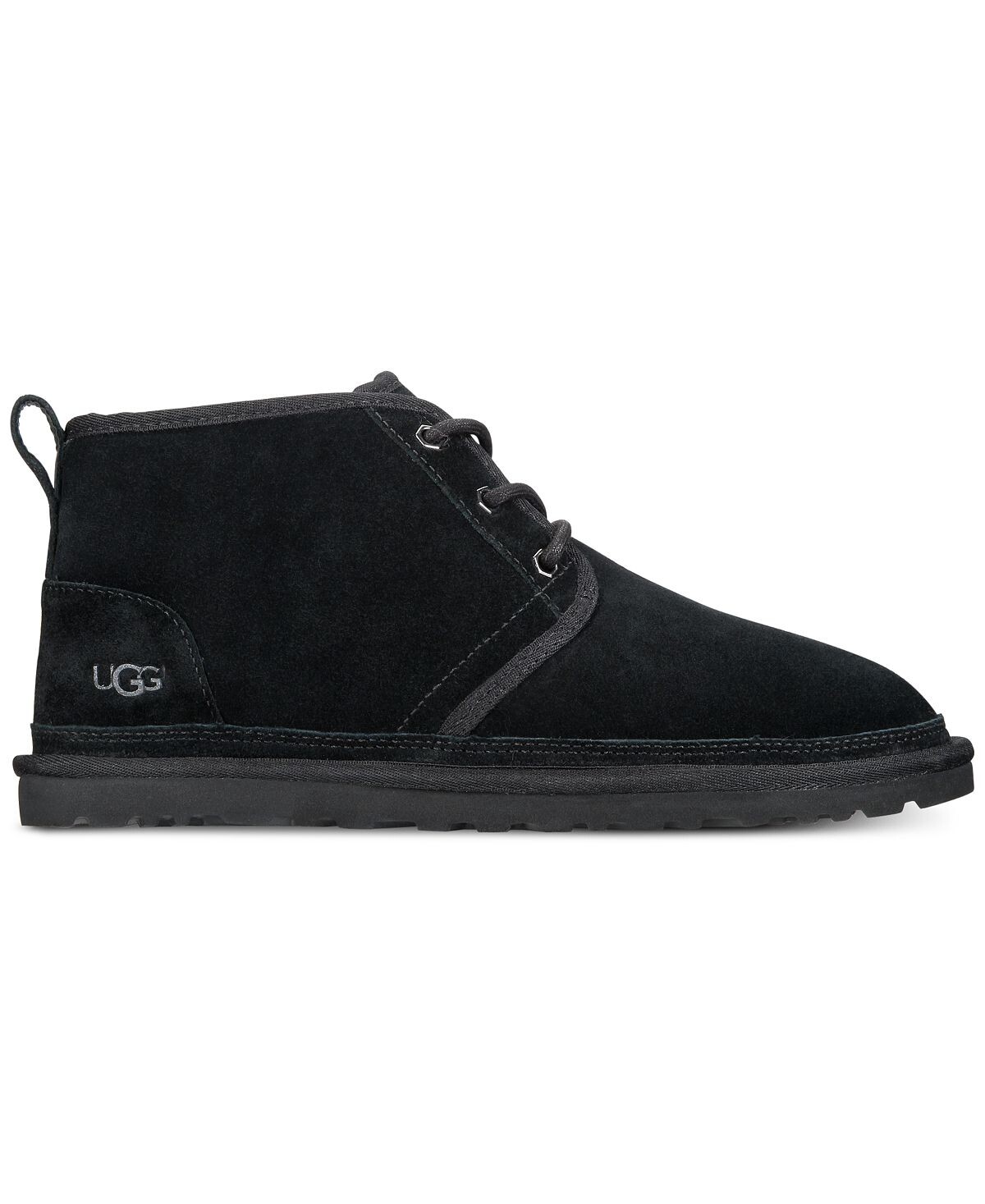 Ботинки мужские UGG зимние на шнуровке, черный — фото 3