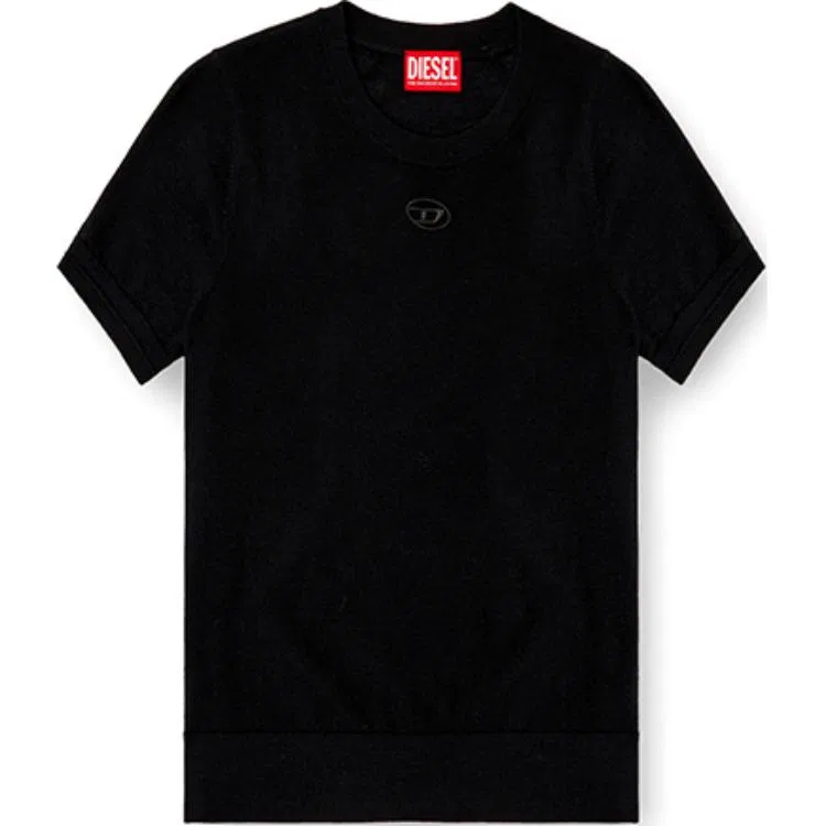Женский свитшот с вышивкой логотипа M-Aline DIESEL, Black