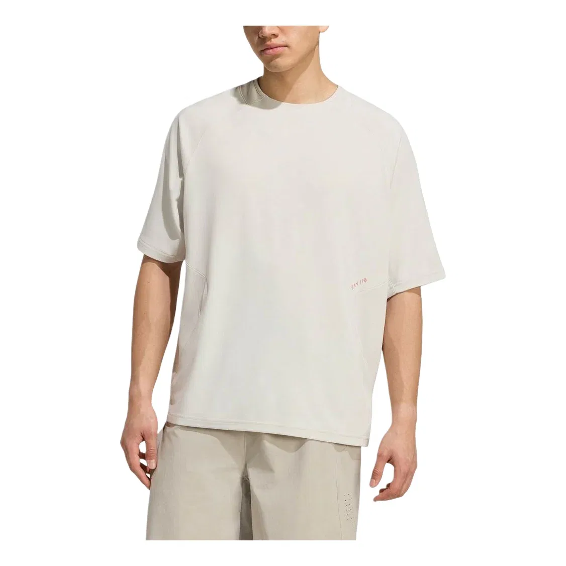 Мужская футболка с принтом Adidas DAY//Ø T-Shirt Orbit Grey, Белый — фото 2