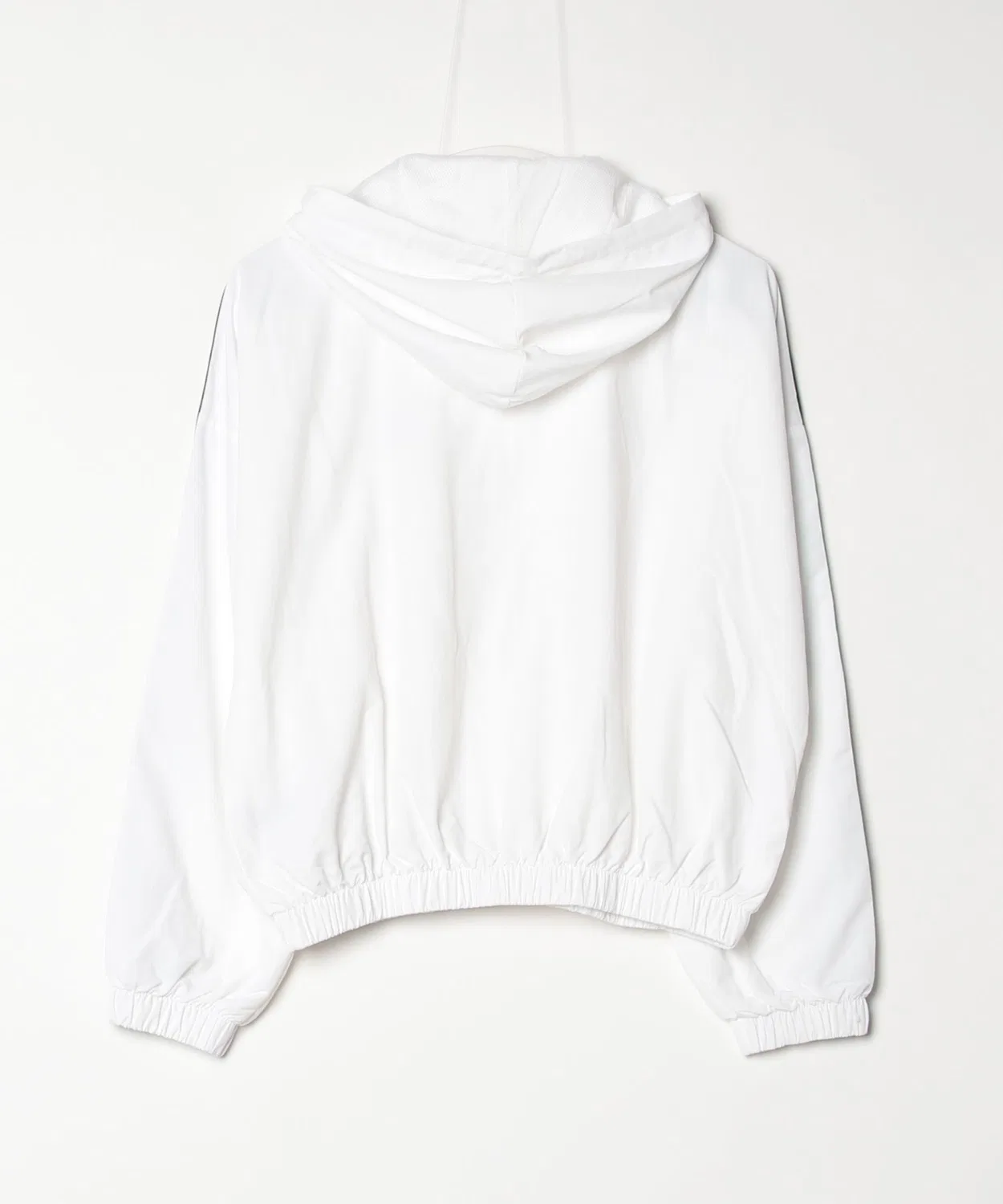 Женская ветровка с принтом три полосы Essentials Три Полосы Woven Windbreaker Adidas, White — фото 3