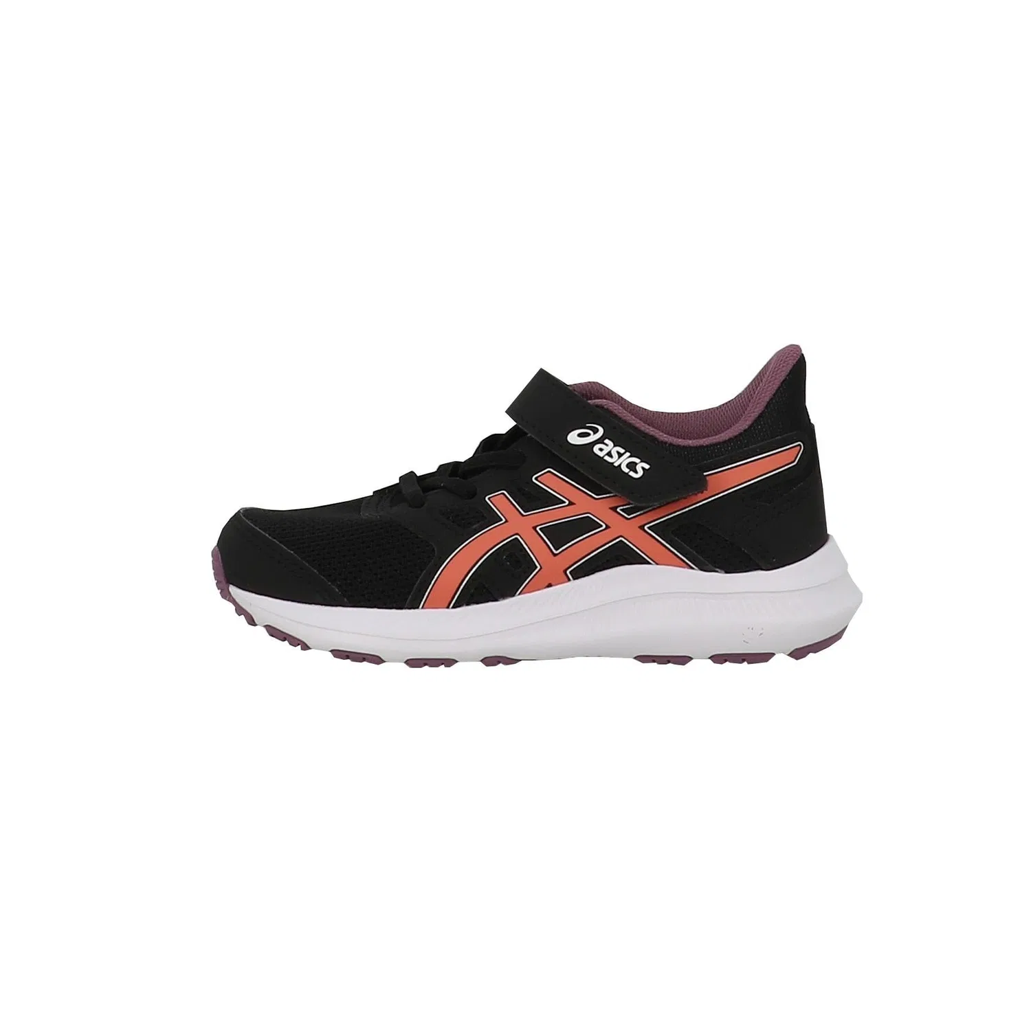 Детские кроссовки для мальчиков с закрытой пяткой Jolt 4 Ps ASICS, Black Red Desert