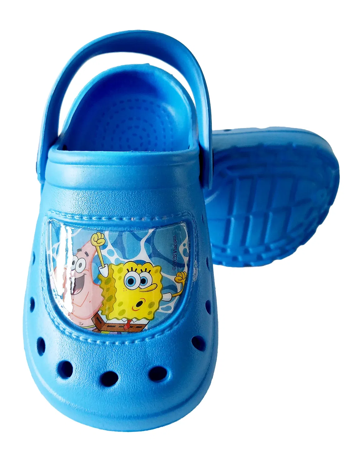Мюли с принтом Spongebob Schwammkopf, синий — фото 4