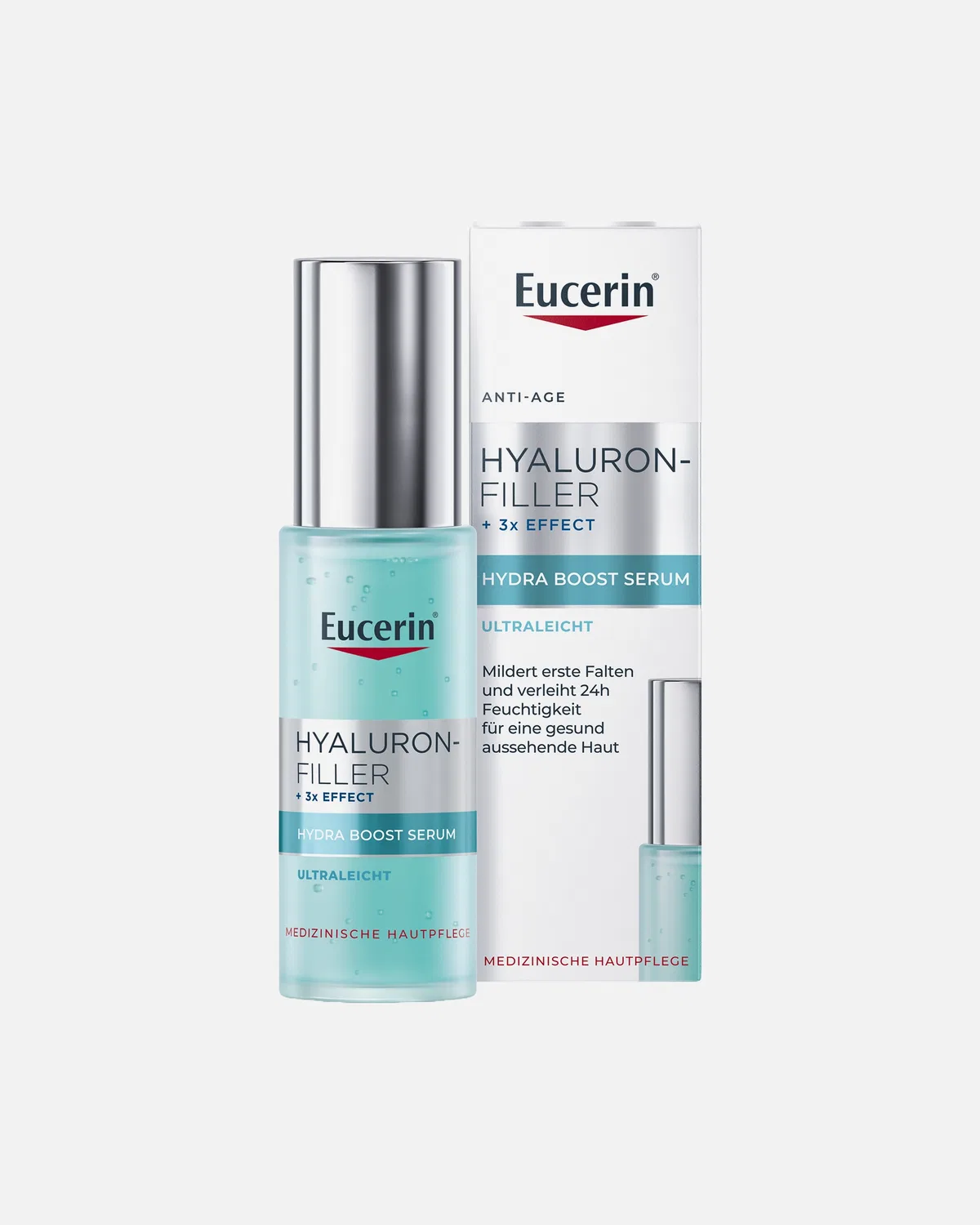 Омолаживающий уход, гиалуроновый филлер, увлажняющая сыворотка Hydra Boost Eucerin, 30 Ml