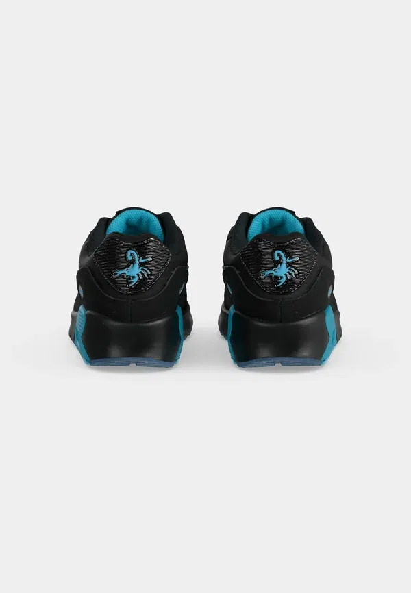 Кроссовки с вырезами Air Max 90 SE Unisex Nike Sportswear, Chrome, Gamma Blue, Ice, черный/синий — фото 4
