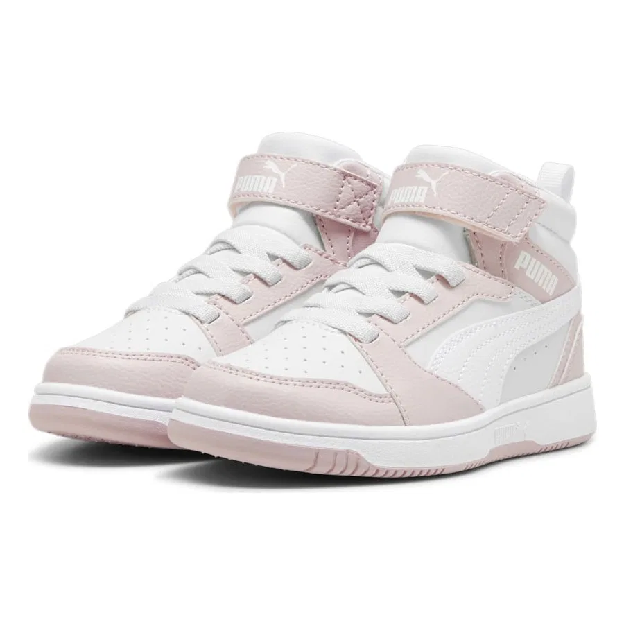 Кроссовки с высоким берцем Rebound V6 Mid AC+ PS Puma, Розовый — фото 3