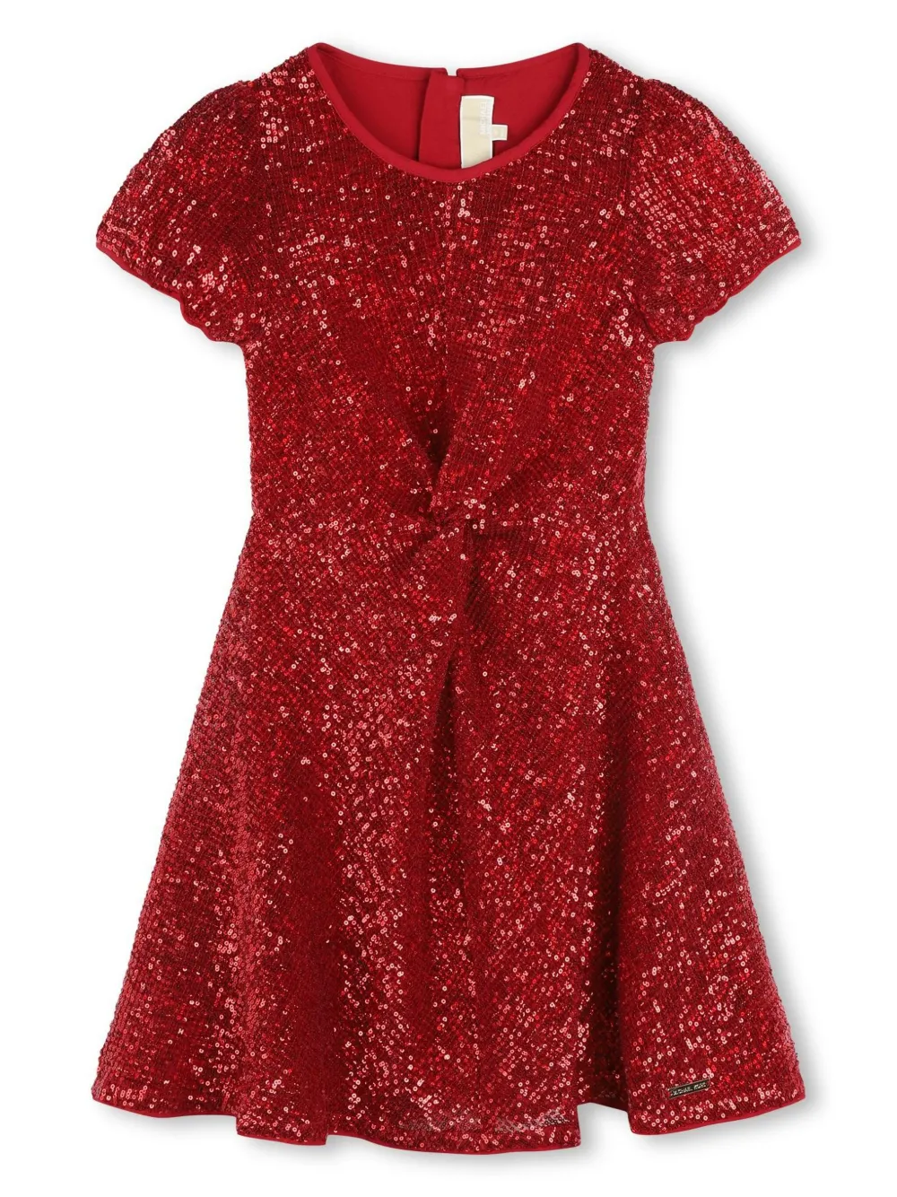 

Платье с пайетками Michael Kors Kids, красный