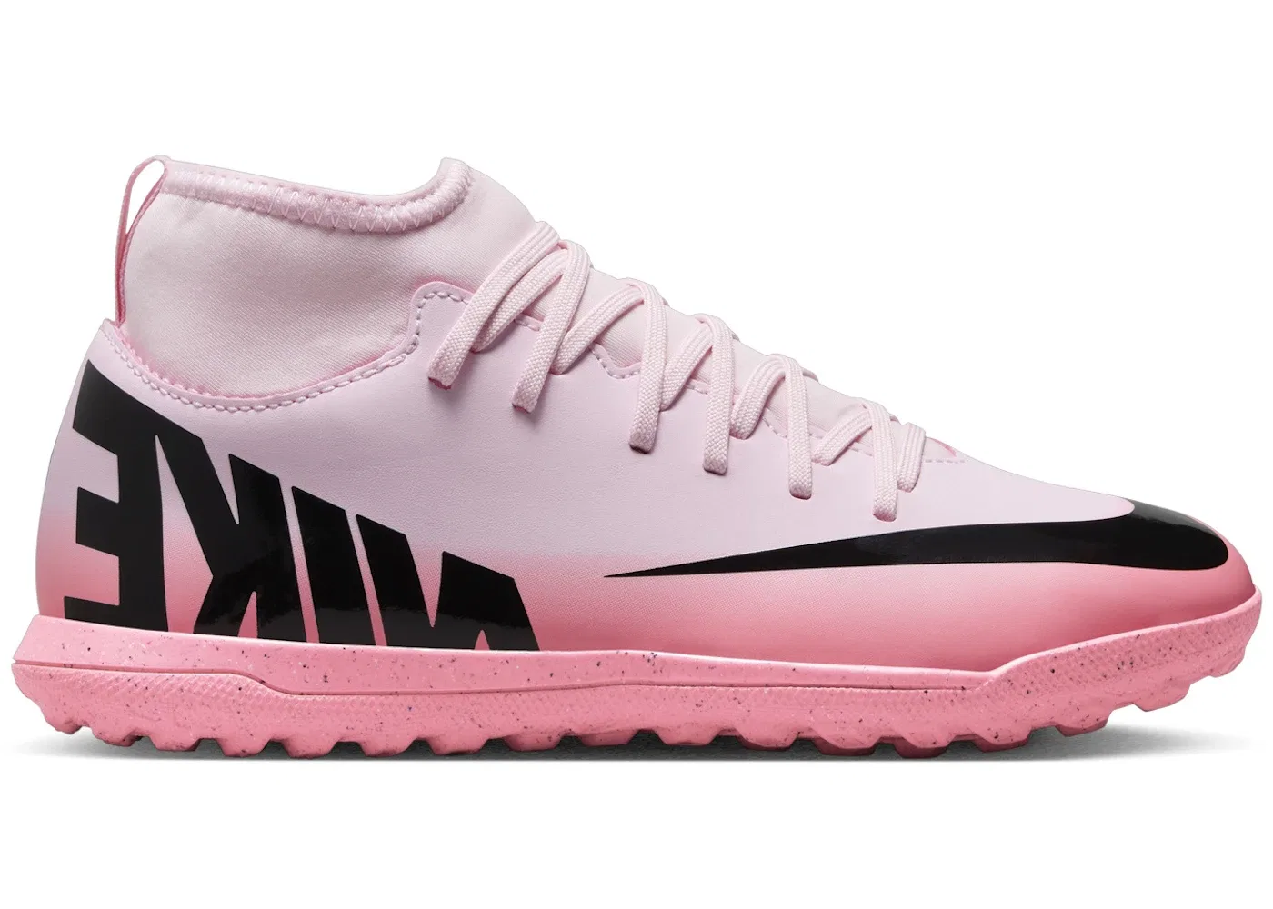 Детские бутсы с принтом Nike Mercurial Superfly 9 Club TF, Pink Foam Black