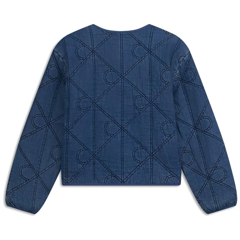 Женский пуховик с джинсовым принтом JMN Denim Blue, Calvin Klein — фото 3