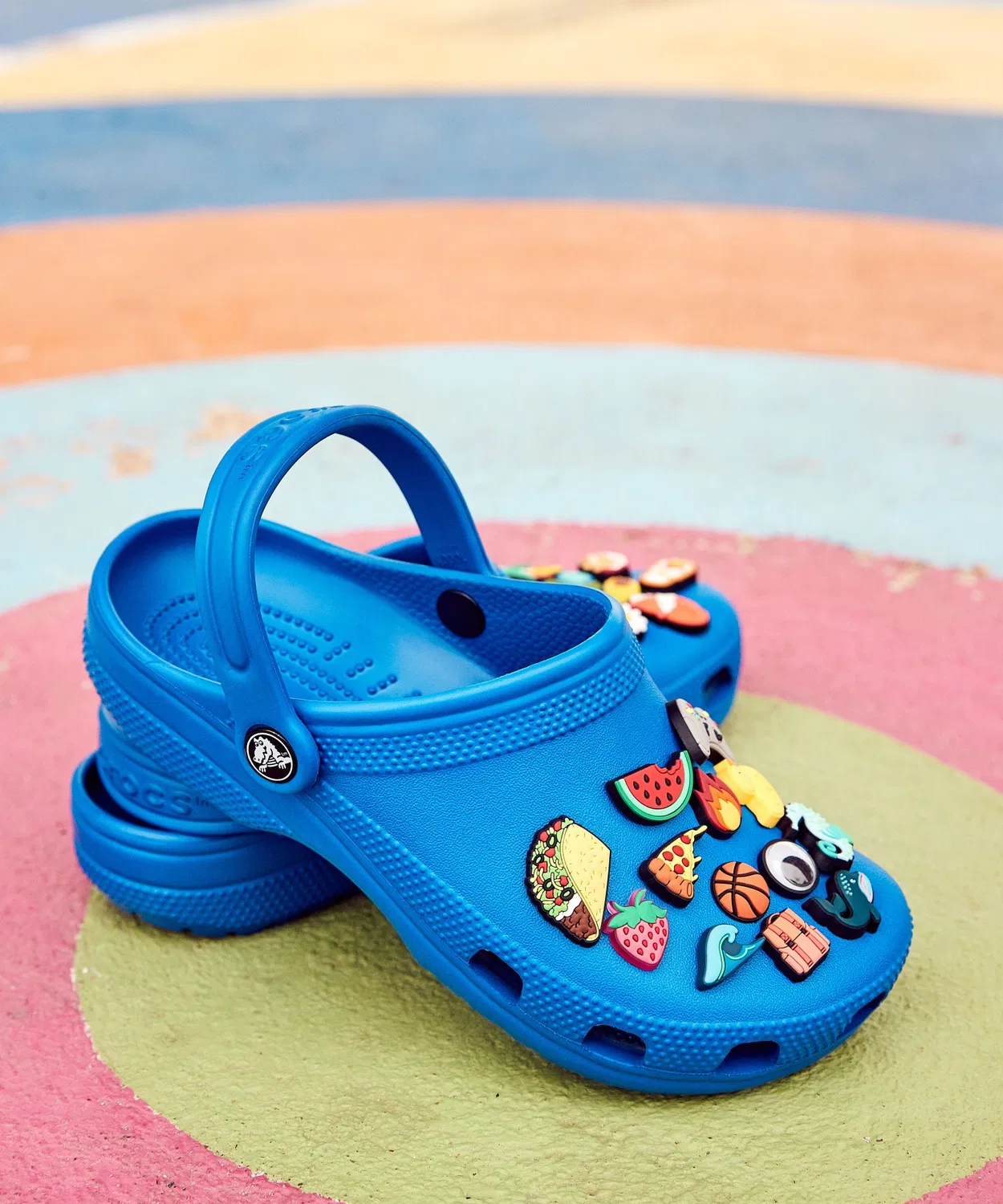 Детские сандалии-кроксы с закрытым носком, Purple, crocs — фото 3