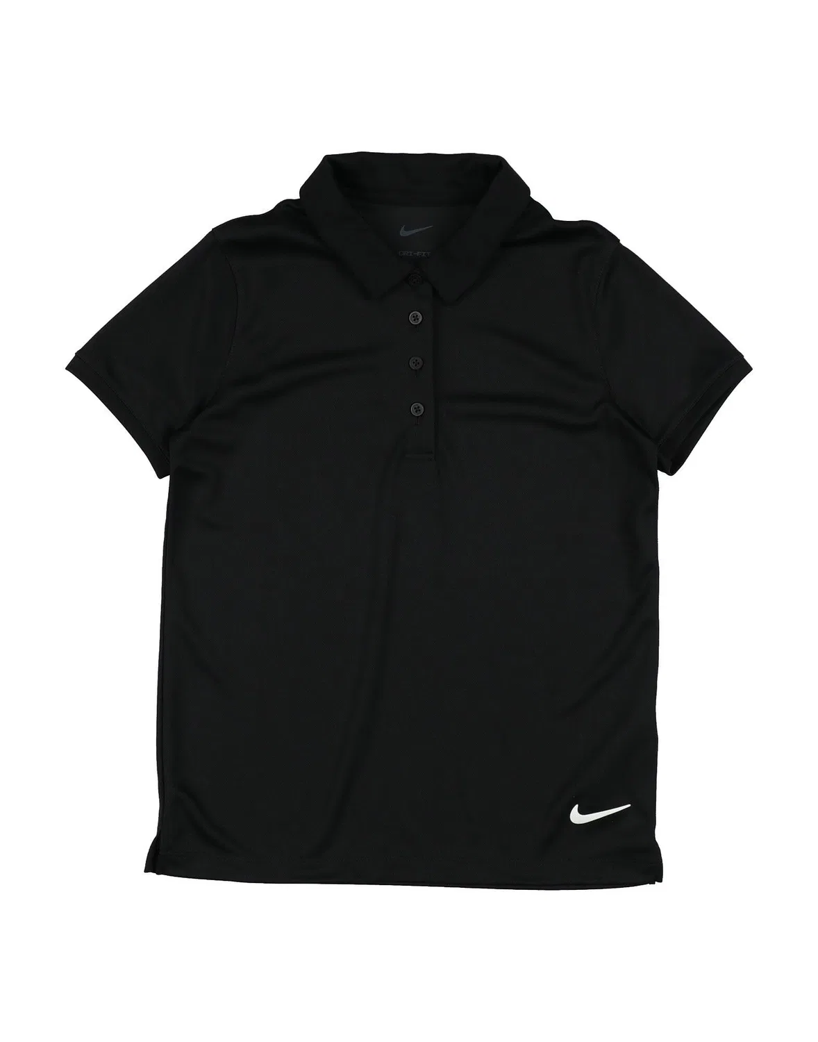 Детское поло для мальчиков хлопковое Nike, черный