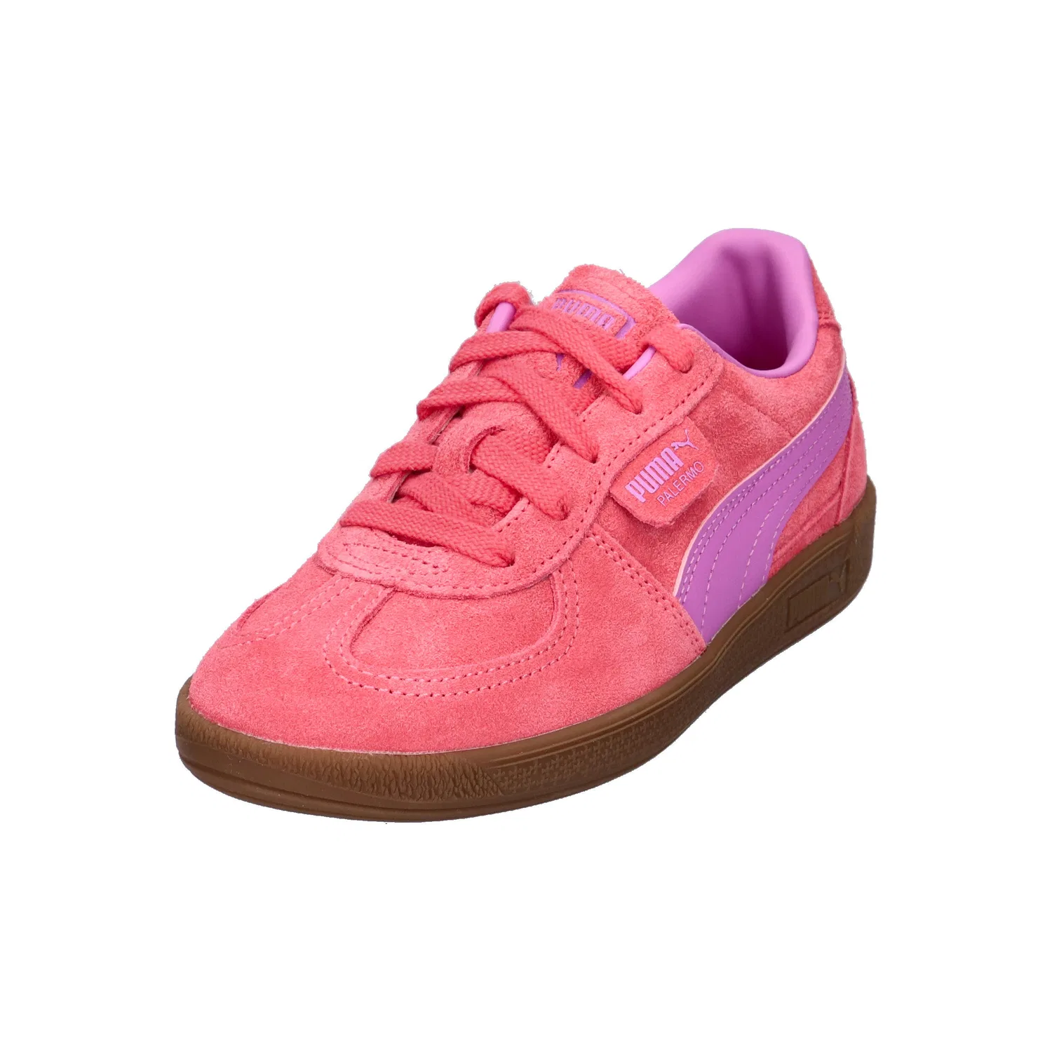 Детские кроссовки с замшевым верхом Palermo Puma, Rosa Konigliches Lila Braun — фото 4