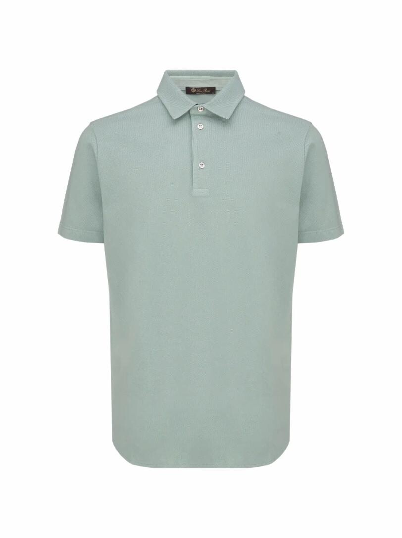 

Хлопковое поло Loro Piana, Серый, Хлопковое поло Loro Piana