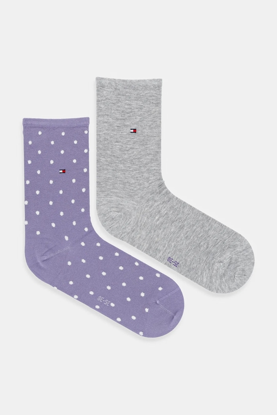 

2 пары носков Tommy Hilfiger, фиолетовый
