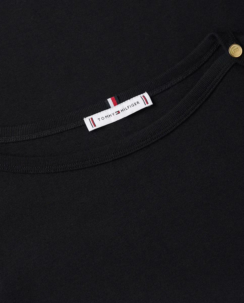 Женская футболка с длинным рукавом Tommy Hilfiger, Negro — фото 3