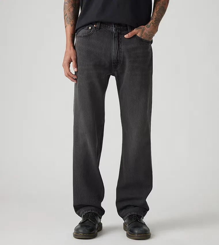 Джинсы прямые свободного кроя 555 Levi'S, черный