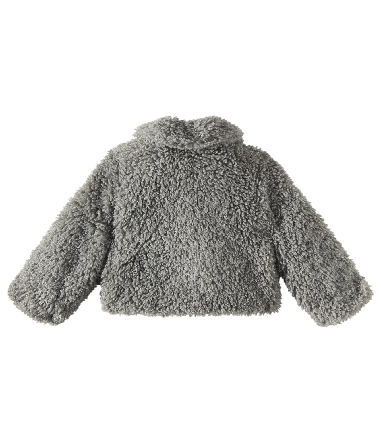 Куртка из искусственного меха Stella Mccartney Kids, серый — фото 3