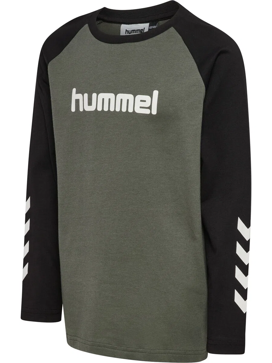 Футболка Hummel Performance цвета хаки — фото 3