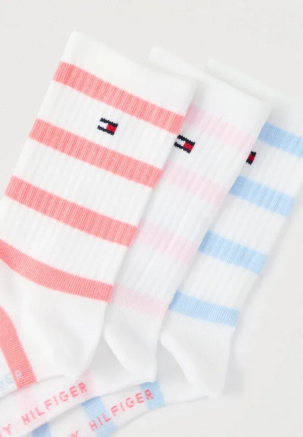 Носки 3 шт, хлопок Tommy Hilfiger, розовый — фото 2