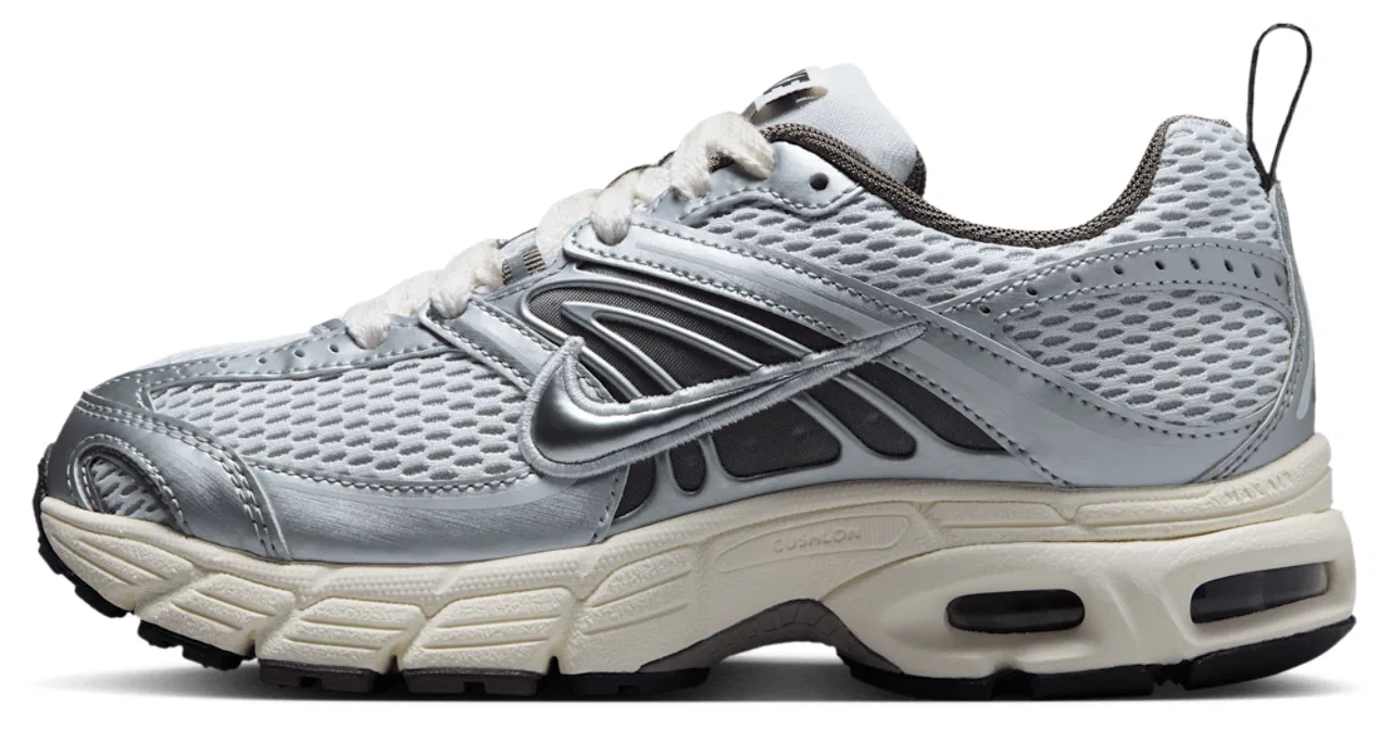 Детские кроссовки для мальчиков с сетчатым верхом Nike Air Max Moto 2K, Cave Stone/Platinum Tint/Metallic Silver — фото 2