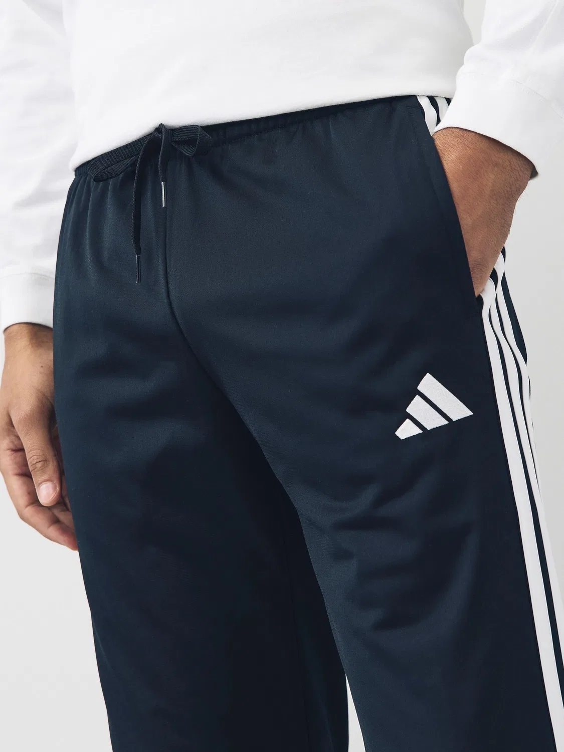 Джоггеры Dayready Open Hem adidas, темно-синий — фото 4