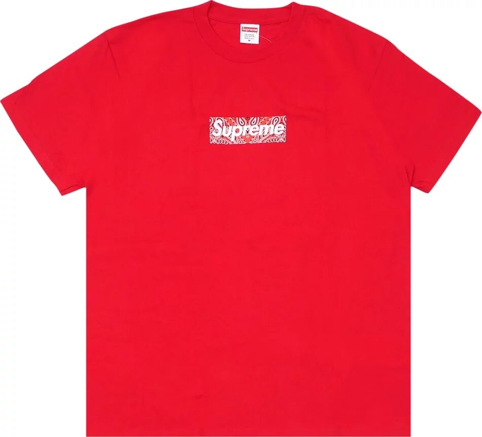 

Футболка Supreme Bandana Box Logo, красный