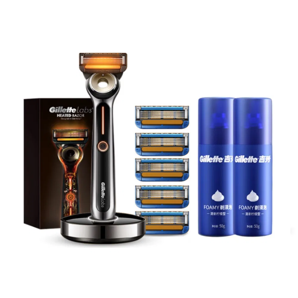 Мужской бритвенный станок с подогревом Gillette Warming Sensation Razor, Черный