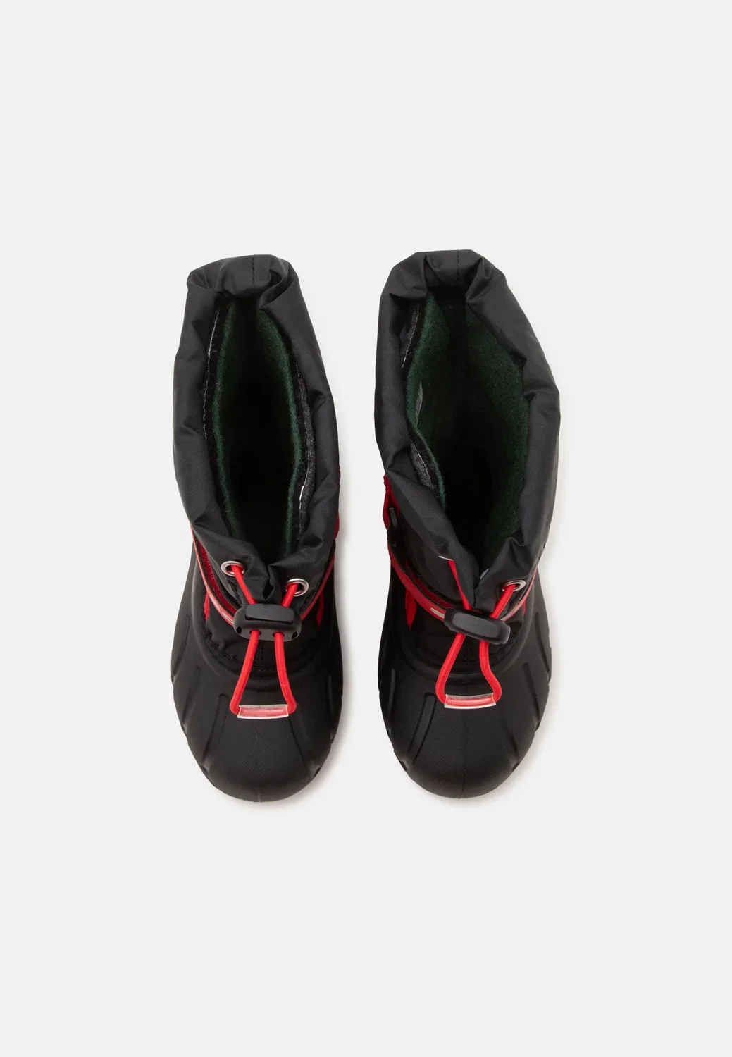 Детские зимние ботинки унисекс с цветочным рисунком Sorel, Black/Bright Red — фото 4